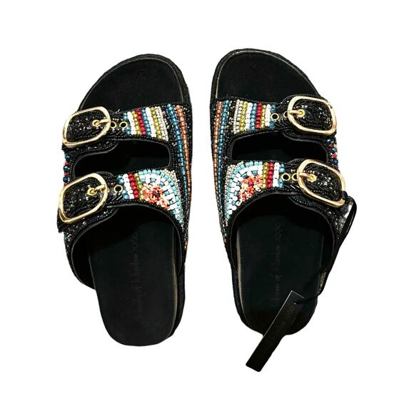NWT House Of Harlow beaded slides - Picture 2 of 5